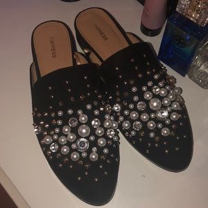 Sparkly mules